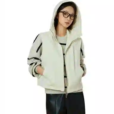 美洋 绗棉保暖连帽马甲 女款