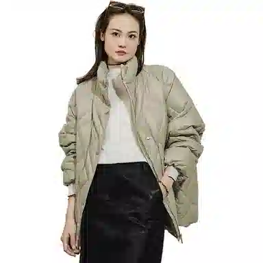 美洋 菱形保暖轻薄羽绒服 女款