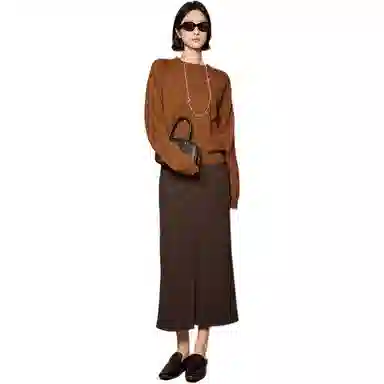 美洋 羊毛宽松圆领毛衣 女款