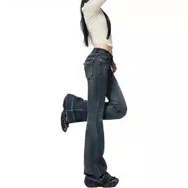 淑好百 低腰美式辣妹牛仔裤 女款