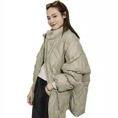 美洋 菱形保暖轻薄羽绒服 女款