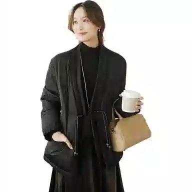 美洋 中式西装假两件简约羽绒服 女款