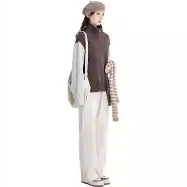 小镇姗姗 宽松休闲阔腿休闲裤 女款