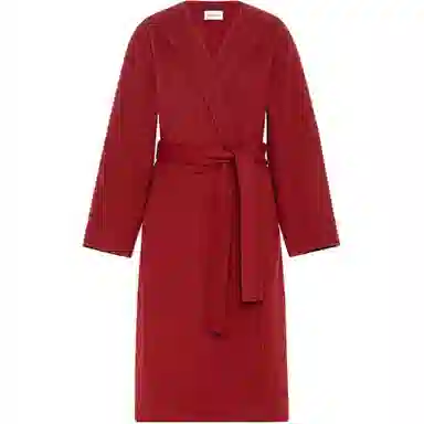 美洋 羊绒红色双面呢大衣 女款