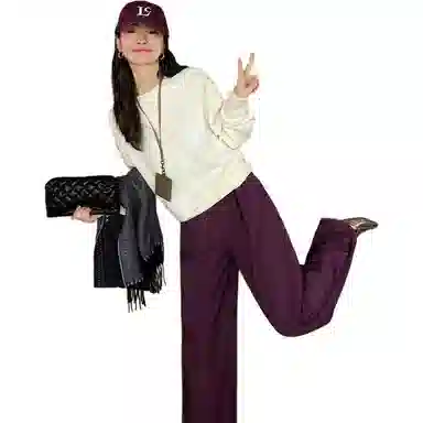 美洋 羊毛简约圆领毛衣 女款