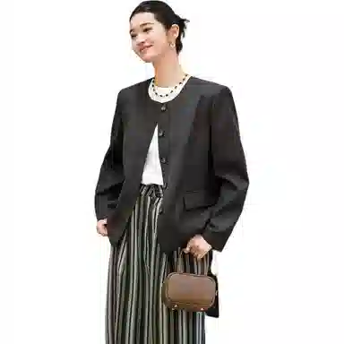 美洋 羊毛混纺短款外套西装 女款