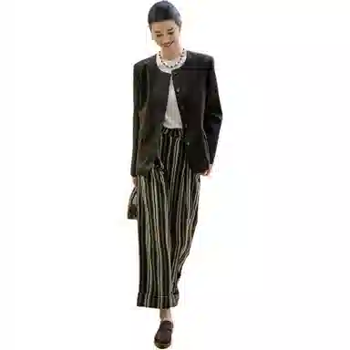 美洋 羊毛混纺短款外套西装 女款