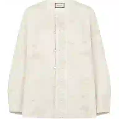 美洋 浮雕金丝提花羊毛夹克 女款