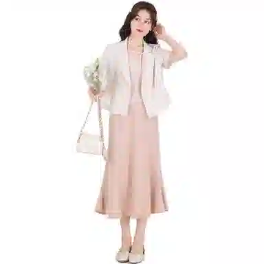 花栗鼠小姐 短袖宽松西装 女款