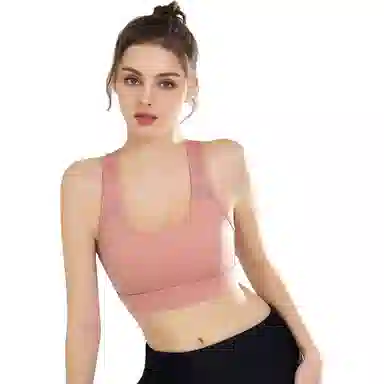 浪莎 纯色美背背心式文胸