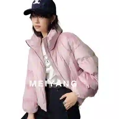 美洋 鹅绒丝绒加厚羽绒服 女款