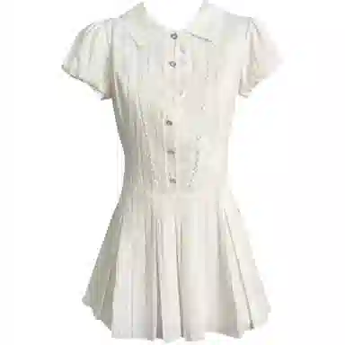 海獭 甜辣设计感通勤短袖连衣裙 女款