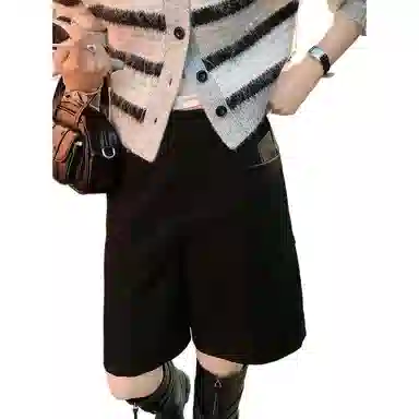 美洋 磨毛保暖五分休闲短裤 女款