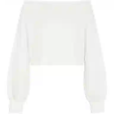 美洋 一字肩小露香肩气质优雅卫衣 女款