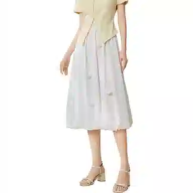 爱依服 时尚潮流百搭简约休闲长裙 女款