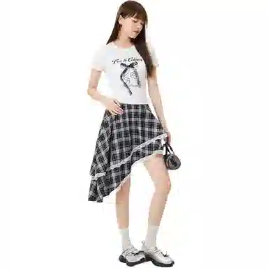 爱依服 夏季韩版辣妹裙装套装 女款