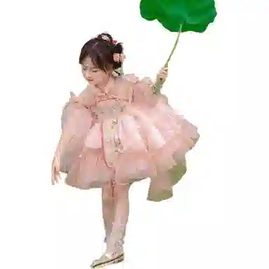 儿童款米囹儿童礼服 中国风