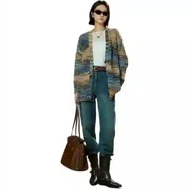 美洋 针织开衫羊毛混纺毛衣 女款