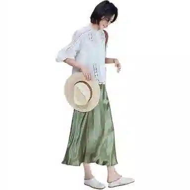 美洋 蕾丝衫立领花边衬衫 女款