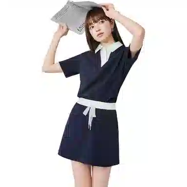 爱依服 夏季通勤休闲裙装套装 女款