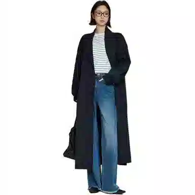 美洋 轻量雾面皱感风衣 女款