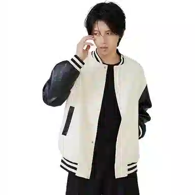 日系美式融合复古潮流宽松飞行员与棒球服 男女同款