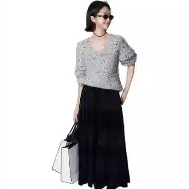 美洋 丝绒加绒保暖休闲长裙 女款