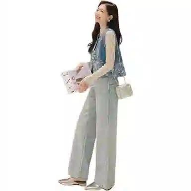 美洋 重工刺绣珠片绣新中式马甲 女款