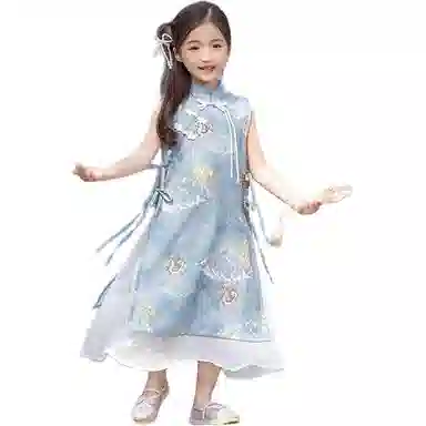 米囹汉服 儿童夏季古风 中小童