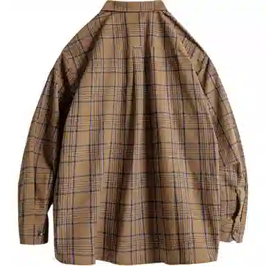 MADEN Vintage Plaid Shirt