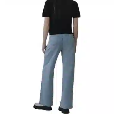 笔杏 显瘦直筒牛仔裤 女款