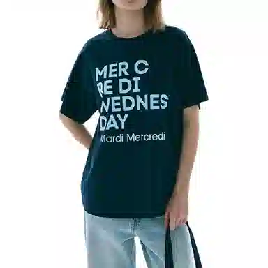 MARDI MERCREDI TSHIRT DU MERCREDI_NAVY SKY FW25T
