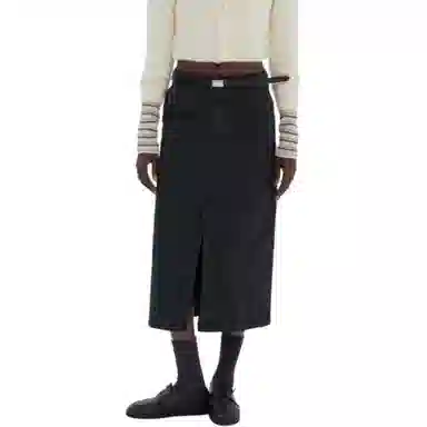 Auralee FW25 PRODUCT DYED FINX CHINO SKIRT