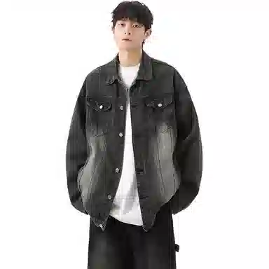 Dongdongguai Vintage Denim Jacket