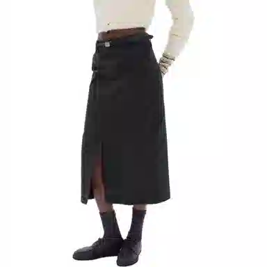 Auralee FW25 PRODUCT DYED FINX CHINO SKIRT