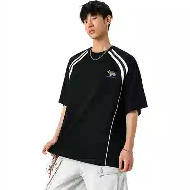 FOREST LIBRARY Sausage Dog Embroidered T-Shirt