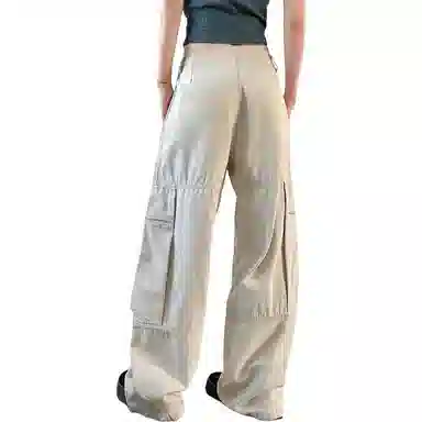 内在密码 设计感美式多口袋宽松直筒牛仔裤 男女同款