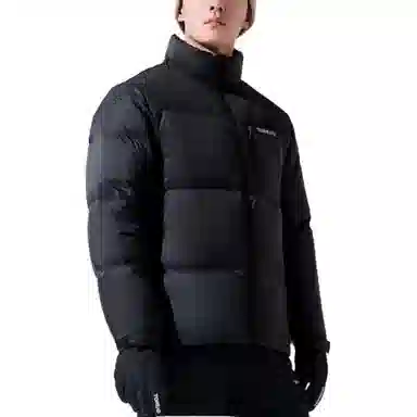 探路者 保暖防风防泼水羽绒服 男款 黑色