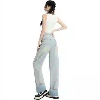 玫丝朵 简约时尚舒适牛仔裤 女款