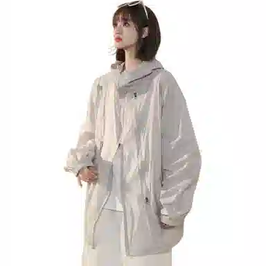 佐菲利 美式高街机能风设计感户外连帽防晒服 男女同款