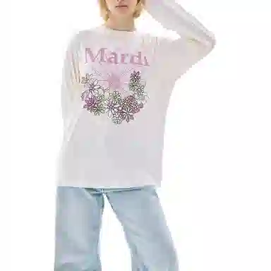 MARDI MERCREDI FLOWERMARDI JARDIN_CREAM PINKLAVENDER FW25T