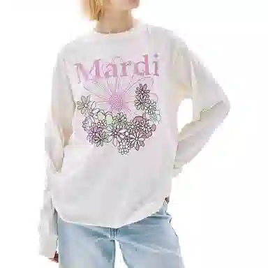 MARDI MERCREDI FLOWERMARDI JARDIN_CREAM PINKLAVENDER FW25T