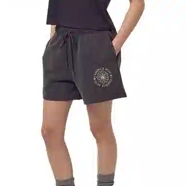 MARDI MERCREDI FW25 SWEAT SHORTS PIGMENT WASHING_CHARCOAL CREAM