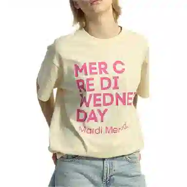 MARDI MERCREDI TSHIRT DU MERCREDI_BUTTER DEEPPINK T