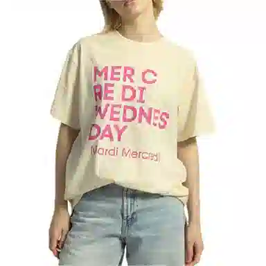 MARDI MERCREDI TSHIRT DU MERCREDI_BUTTER DEEPPINK T