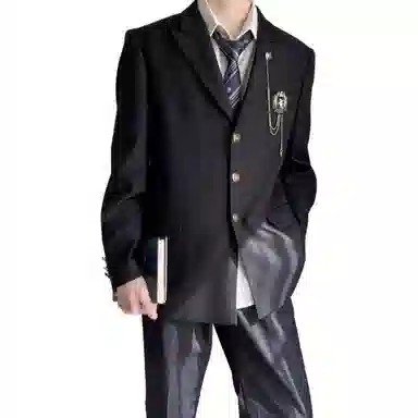 DK Uniform Single-Breasted Blazer