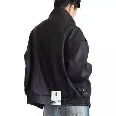 【小众设计感复古机车皮衣】布客行 痞帅狂野硬朗叛逆霸气防水防风百搭日常出行做旧质感英伦学院风宽松外套夹克 男女同款