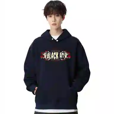 BLACK AT LOGO