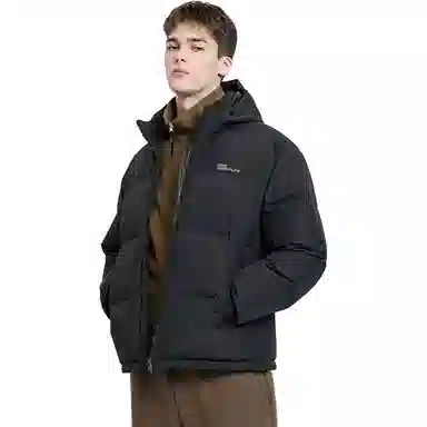 FAIRWHALE Thermal Windproof Down Jacket Black