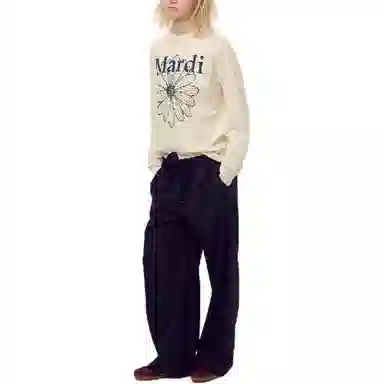 MARDI MERCREDI FW25 TSHIRT LONG SLEEVE FLOWERMARDI T